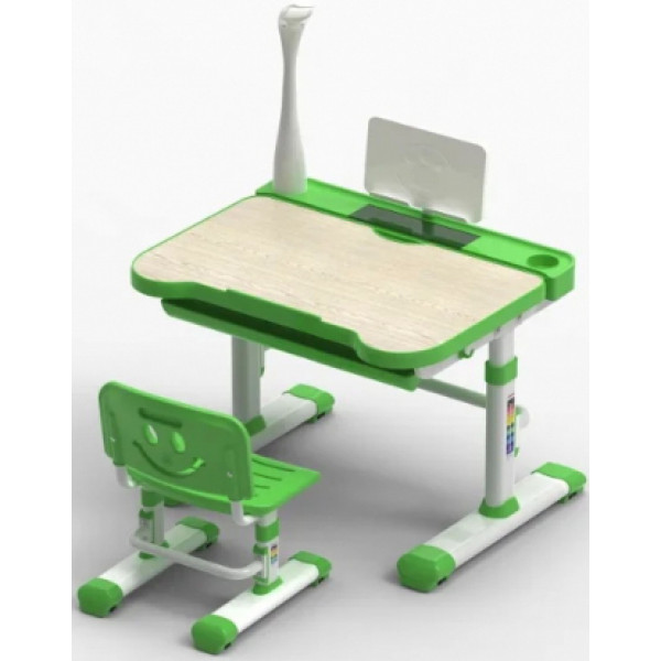 Фото - Комплект меблів шкільний 2 елементи FunDesk Bellissima green