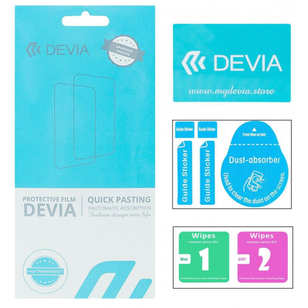 Фото - Захисна плівка для смартфону DEVIA for Realme C30s двостороння (DV-RLM-C30SFB)