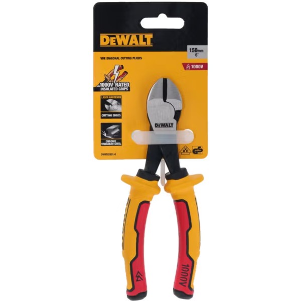 Фото - Кусачки DeWALT LASER HARDENED VDE 1000V (DWHT82801-0)