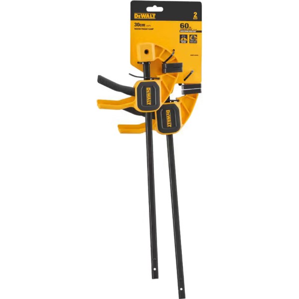 Фото - Струбцина DeWALT M 300 мм максимальное давление 63 кг 2 шт. (DWHT0-83158)
