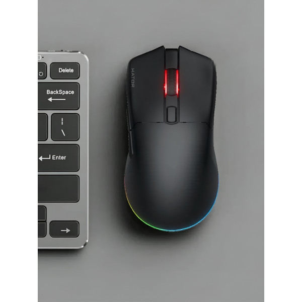 Фото - Уцінка - Миша бездротова ігрова Hator Pulsar 3 Wireless (HTM630) Black