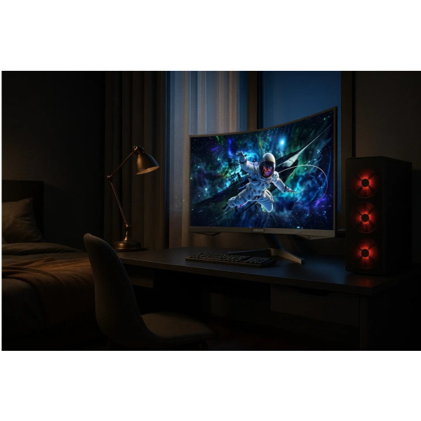 Фото - Монитор игровой Samsung Odyssey G5 (LS27CG550EIXCI/UA)