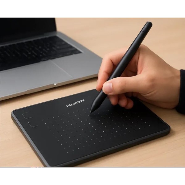 Фото - Графічний планшет Huion Inspiroy H430P+рукавиця