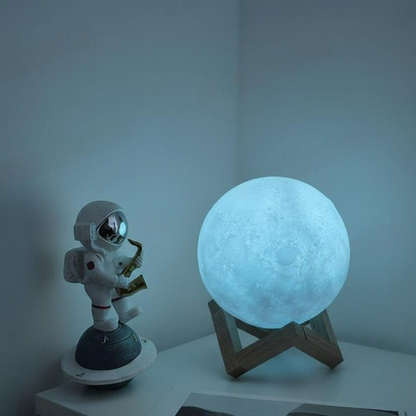 Фото - Нічник Altalusse 3D RGB Magic Moon Lamp Contro Touch l