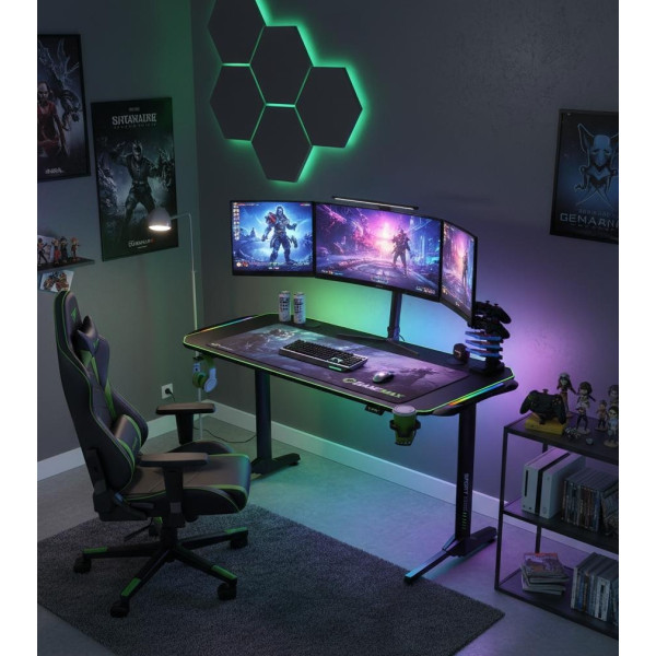 Фото - Стіл комп'ютерний Gamemax D140 Carbon-RGB