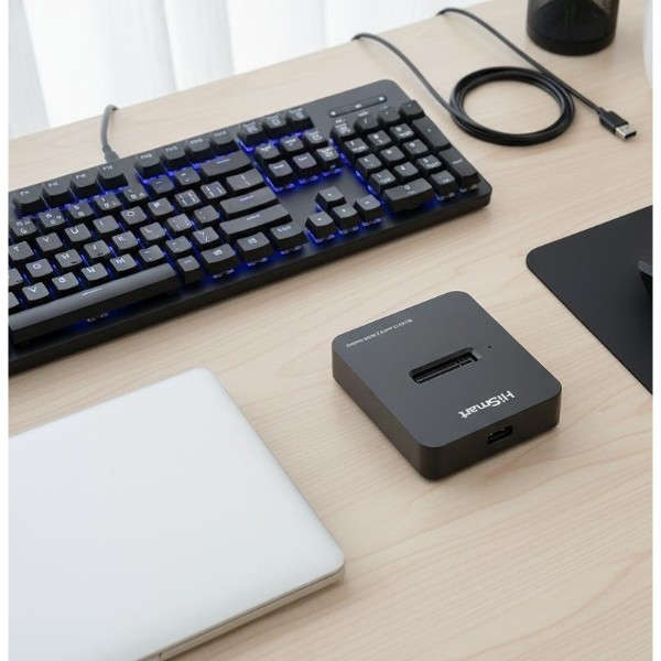 Фото - Док-станція PowerPlant M.2 SATA/NVME, USB-A, USB-C (HC380596)