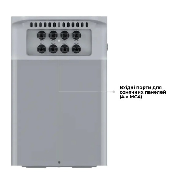 Фото - Система хранения энергии Deye 2.5kW 7.5kWh LiFePO4 51.2V 4 MPPT 220/230V Однофазная (SUN-BK250-7.5KWH-EU-AM4-18L)