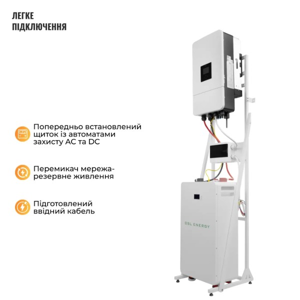 Фото - Система хранения энергии Deye (3ф, 12kW, 51.2V, 314 Ah, LiFePO4) (SVS-3DE12K2-LGS16K1-1)