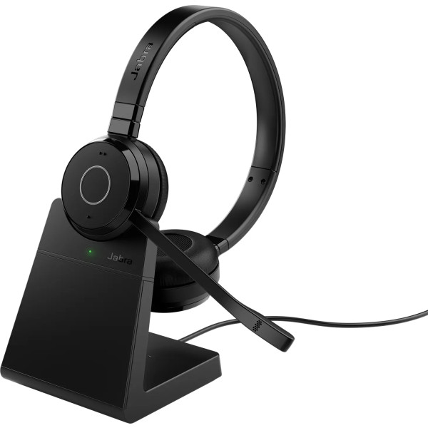 Фото - Гарнітура бездротова Jabra Evolve 65 TE Link 390a MS Stereo Stand (6699-833-399)