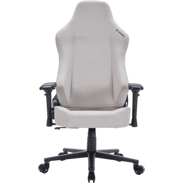 Фото - Крісло для геймерів GamePro FGC750LG Size L Fabric Light Grey