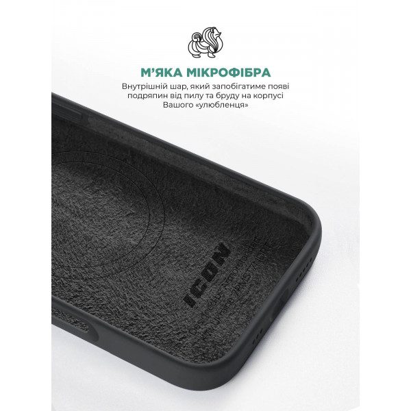 Фото - Чехол для смартфона Armorstandart ICON2 MagSafe for Apple iPhone 16 Black (ARM80211)