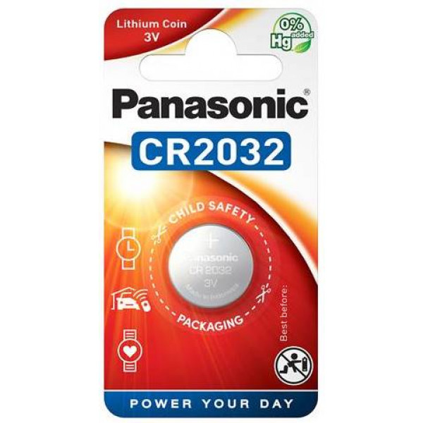 Фото - Батарейка тип CR2032 Panasonic CR 2032 BLI 1 LITHIUM (CR-2032EL/1B)