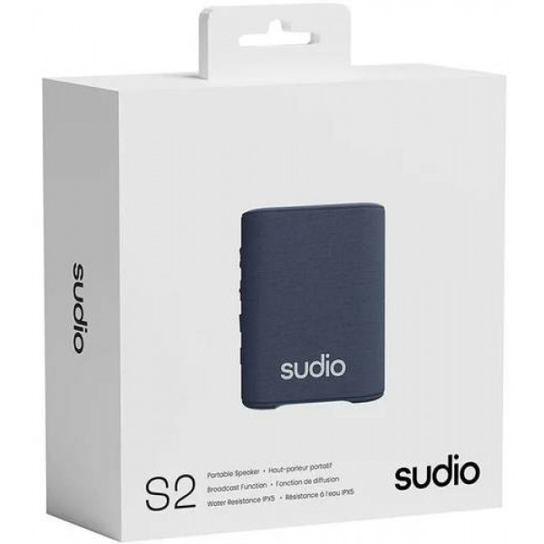 Фото - Портативна акустика Sudio S2 Blue (S2BLU)
