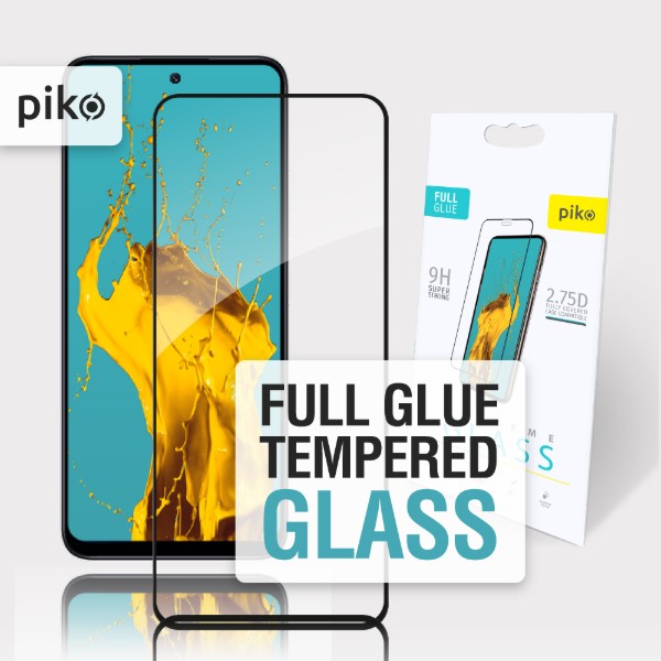 Фото - Защитное стекло для смартфона Piko Full Glue for Xiaomi Redmi Note 12R Black (1283126589799)