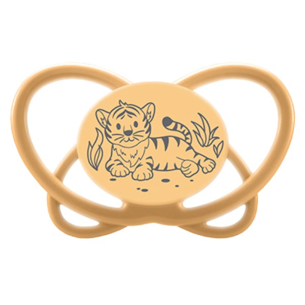 Фото - Кругла пустушка NIP Мій метелик Зелена Серія 2 шт. Orange (38755-51)