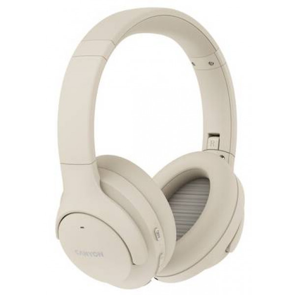 Фото - Наушники полноразмерные беспроводные Canyon OnRiff 10 ANC Beige (CNS-CBTHS10BG)