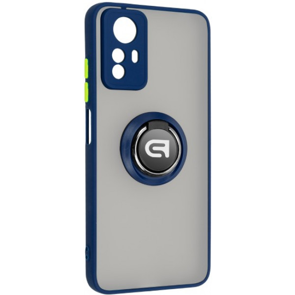 Фото - Чохол для смартфону Armorstandart Frosted Matte Ring for Xiaomi Redmi Note 12s 4G Navy Blue (ARM68900)