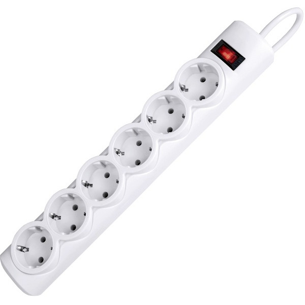 Фото - Мережевий фільтр Defender DFS 153 3m 6р White (994900)