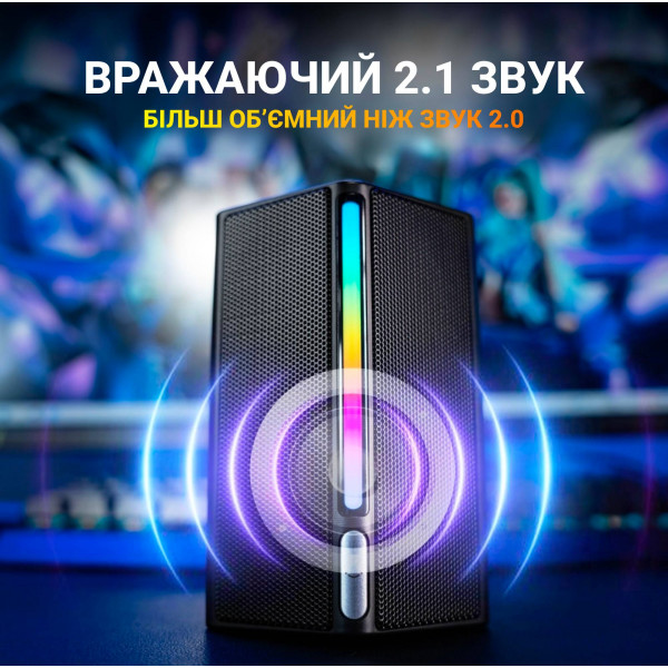 Фото - Компьютерная акустика 2.1 Fifine A22 Gaming RGB Speaker