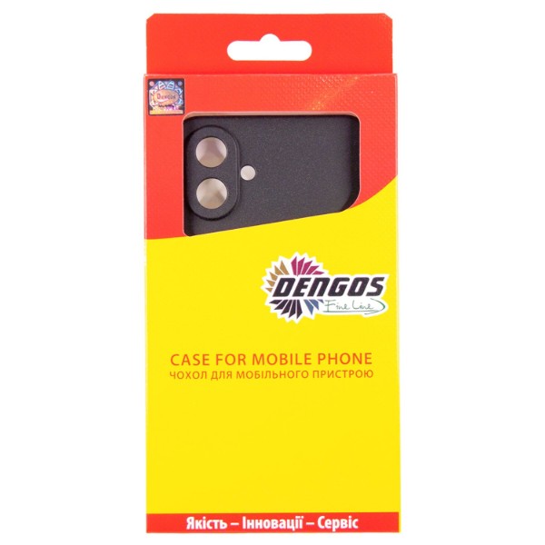 Фото - Чехол для смартфона DENGOS for Samsung Galaxy A07 Black (DG-TPU-CRBN-236)