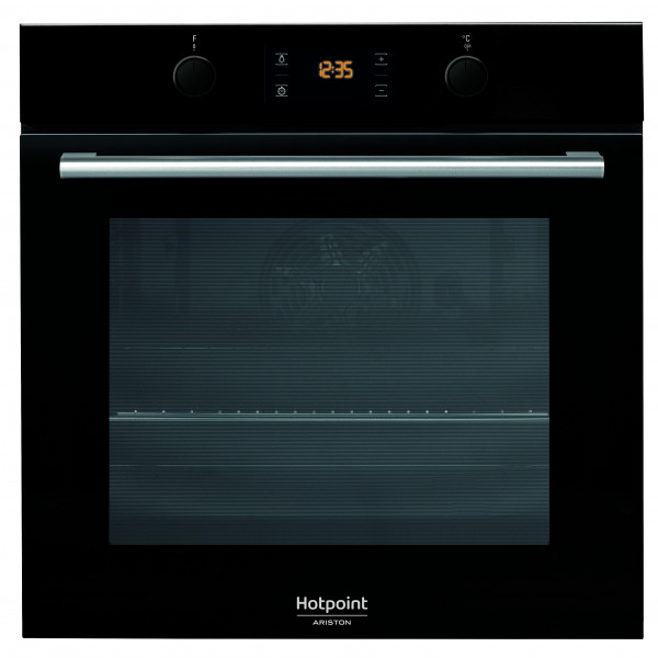 Фото - Духова шафа + варильна поверхня газова Hotpoint-Ariston FA2841JHBLHA + HAGS61FBK