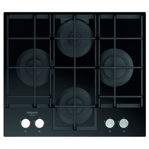 Фото - Духова шафа + варильна поверхня газова Hotpoint-Ariston FA2841JHBLHA + HAGS61FBK