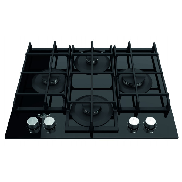 Фото - Духова шафа + варильна поверхня газова Hotpoint-Ariston FA2841JHBLHA + HAGS61FBK