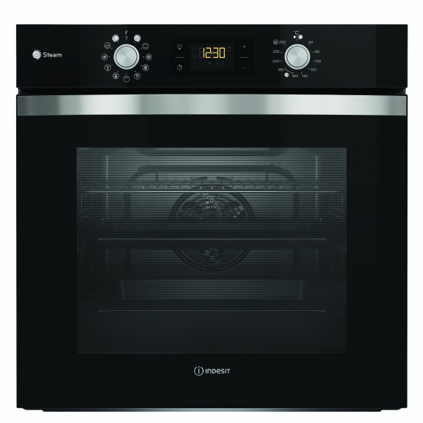 Фото - Духова шафа + індукційна поверхня Indesit IFWS 4841 JH BL+IS 83Q60 NE