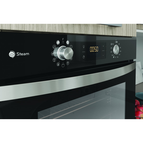 Фото - Духова шафа + індукційна поверхня Indesit IFWS 4841 JH BL+IS 83Q60 NE