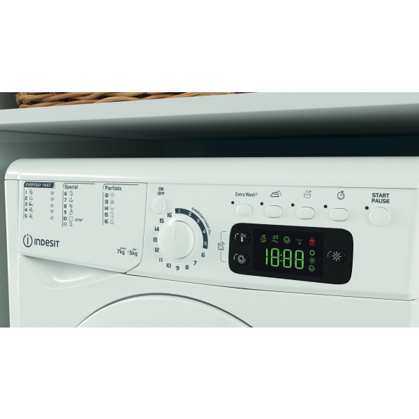 Фото - Стирально-сушильная машина Indesit EWDE 71280 W EU