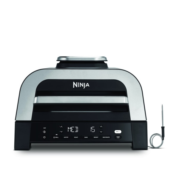 Фото - Гриль-барбекю електричний Ninja Foodi MAX Air Grill & Air Fryer з Сooking probe (DG551EU)
