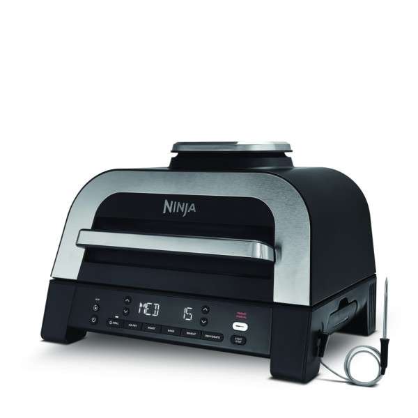 Фото - Гриль-барбекю електричний Ninja Foodi MAX Air Grill & Air Fryer з Сooking probe (DG551EU)