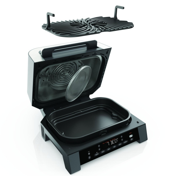 Фото - Гриль-барбекю електричний Ninja Foodi MAX Air Grill & Air Fryer з Сooking probe (DG551EU)
