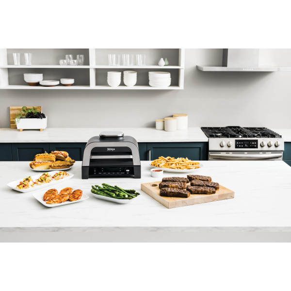 Фото - Гриль-барбекю електричний Ninja Foodi MAX Air Grill & Air Fryer з Сooking probe (DG551EU)