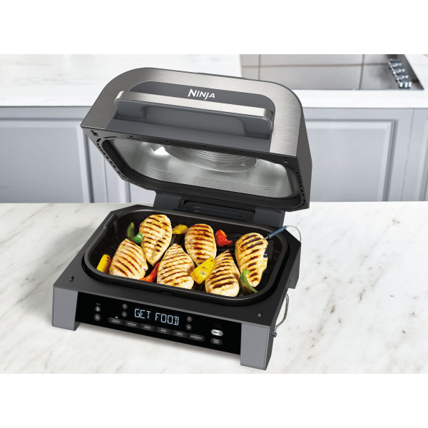 Фото - Гриль-барбекю електричний Ninja Foodi MAX Air Grill & Air Fryer з Сooking probe (DG551EU)