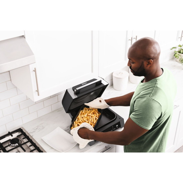 Фото - Гриль-барбекю електричний Ninja Foodi MAX Air Grill & Air Fryer з Сooking probe (DG551EU)