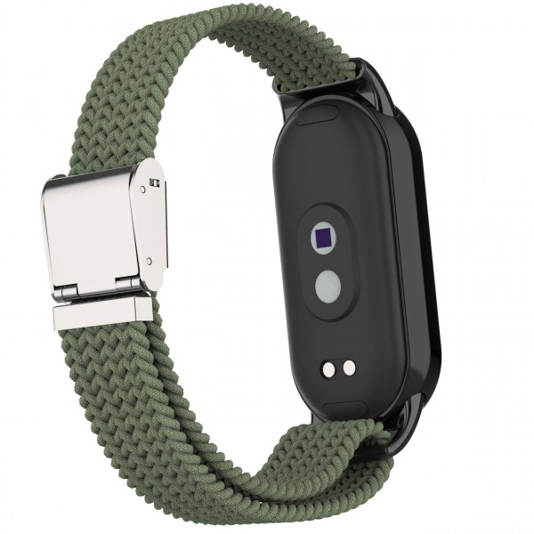 Фото - Ремінець для фітнес-браслету Armorstandart Braided Solo Loop for Xiaomi Mi Band 8/9 Khaki (ARM69929)