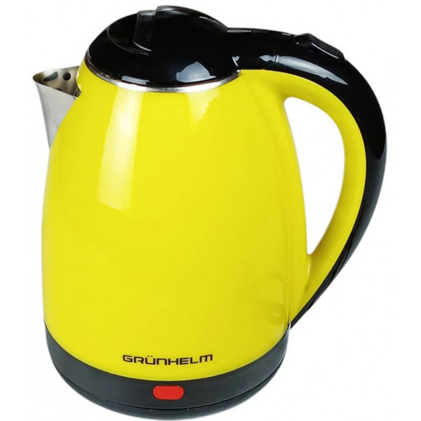 Фото - Электрический чайник Grunhelm EKS-1865Y Yellow Фото - Электрический чайник Grunhelm EKS-1865Y Yellow