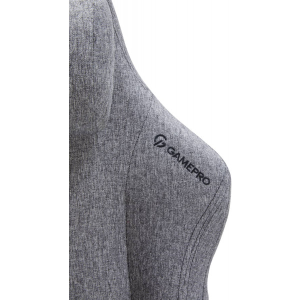 Фото - Крісло для геймерів GamePro FGC750DG Size L Fabric Dark Grey