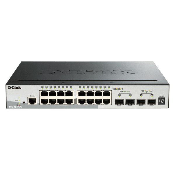 Фото - Коммутатор локальної мережі (Switch) D-Link DGS-1510-20/E