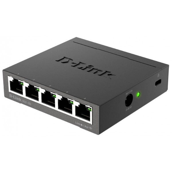 Фото - Коммутатор локальної мережі (Switch) D-Link DGS-105