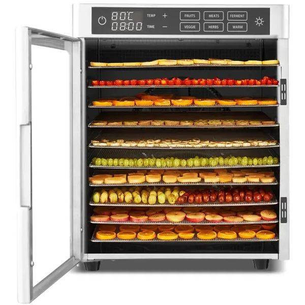 Фото - Сушарка для фруктів та овочів Tekhniko DH-10F-SS