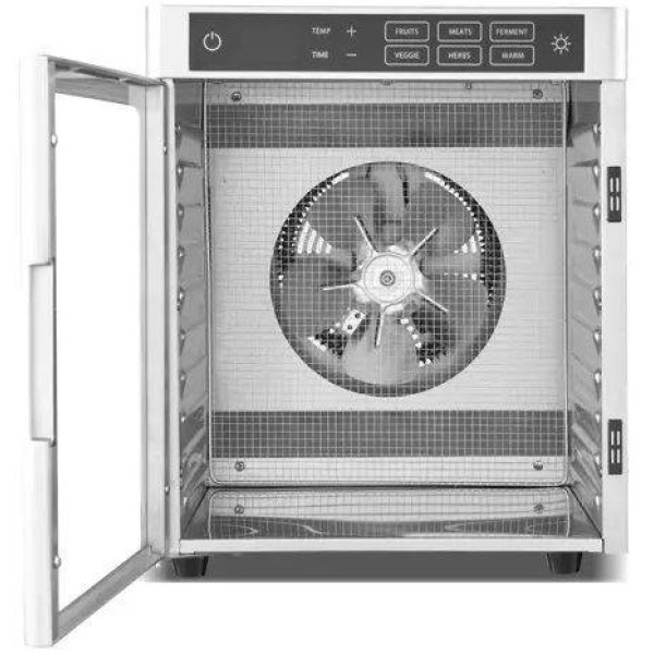 Фото - Сушарка для фруктів та овочів Tekhniko DH-10F-SS