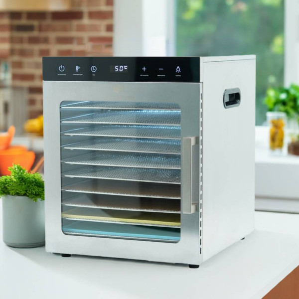 Фото - Сушарка для фруктів та овочів Tekhniko DH-08H-SS