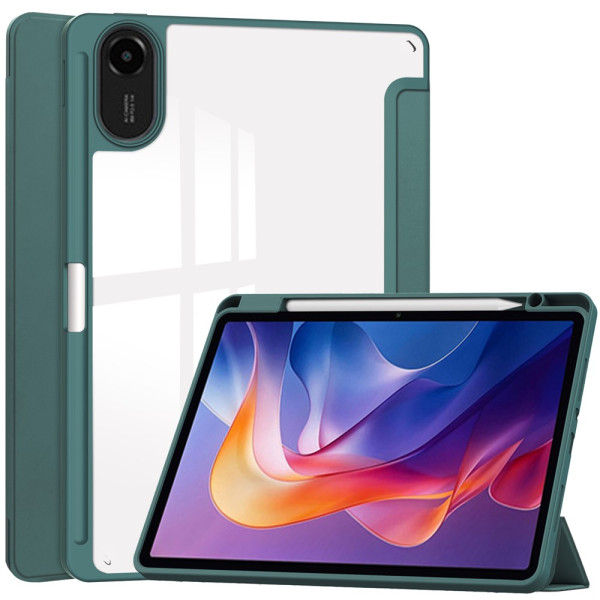 Фото - Чохол для планшета BeCover Soft Edge з кріпленням для стілусу for Xiaomi Redmi Pad 2 11.0" Dark Green (713658)