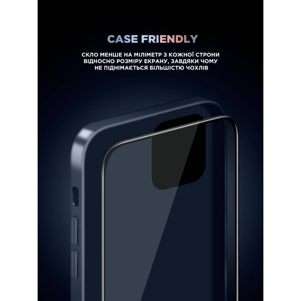 Фото - Захисне скло для смартфону Armorstandart Supreme Plus Black Icon for Apple iPhone 16 (ARM81395)