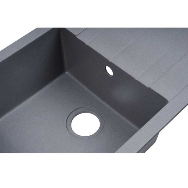 Фото - Мийка кухонна Ventolux DIAMANTE (GRAY QUARTZ) 765x485x200