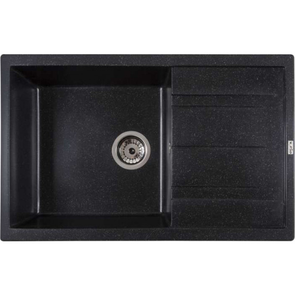 Фото - Мойка кухонная Ventolux Diamante (Space Black) 765x485x200