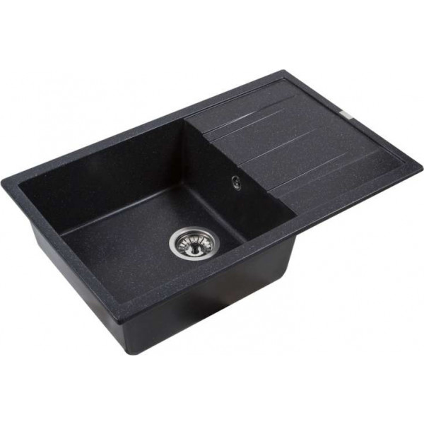 Фото - Мойка кухонная Ventolux Diamante (Space Black) 765x485x200