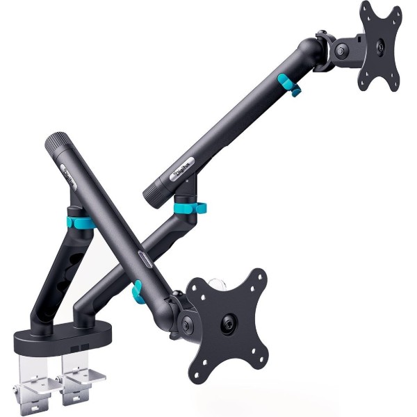 Фото - Крепление настольное Digitus Dual Monitor Clamp Black (DA-90471)